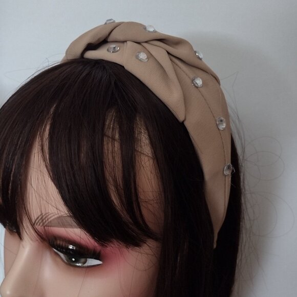 Accessories - fashion twisted headbands, thick fabric wide headbands, vintage and elegant